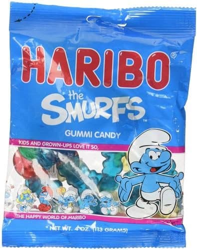 Haribo Gummi Candy, Smurfs