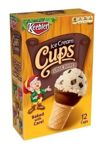 Keebler Cones, Fudge-Dipped