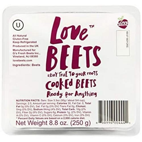 Love Beets Cooked Beets Vacuum Packed
