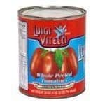 Luigi Vitelli Tomatoes, Italian, With Basil Leaf, Peeled