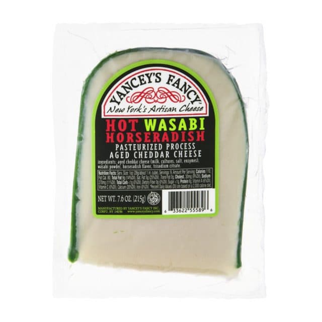 Yancey Wasabi Horseradish Cheddar Cheese
