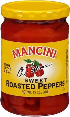 Mancini Sweet Roasted Peppers. Jar