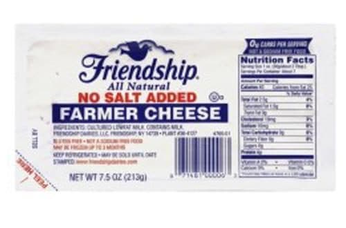 Friendship - Farmer Cheese Midget Salt Free
