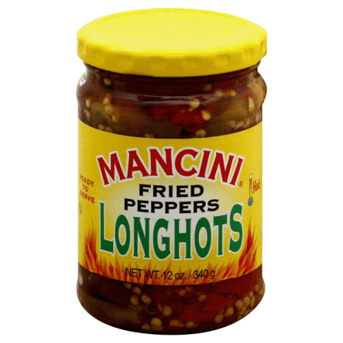 Mancini Fried Peppers, Longhots, Hot