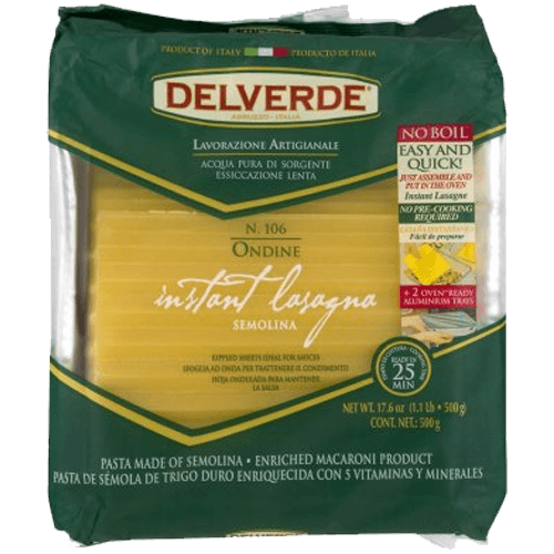 Delverde Lasagne,  Ondine, No. 106 Instant No Boil