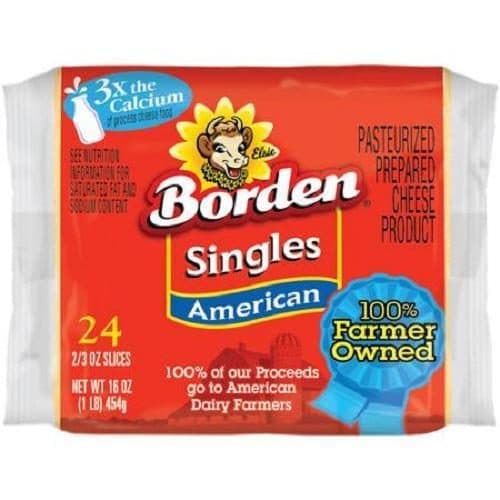 Borden American Cheese Yellow Singles