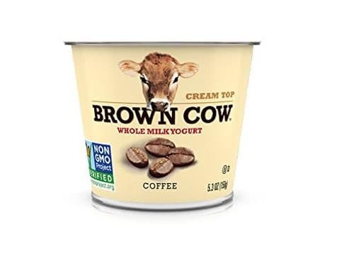 Brown Cow Yogurt, Whole Milk, Coffee