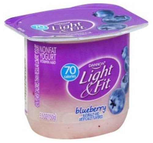 Dannon Yogurt, Nonfat, Brilliant Blueberry