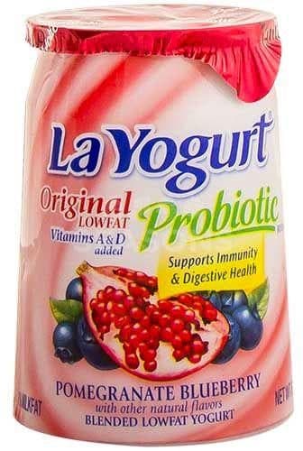 La Yogurt Low Fat Pomegranate Blueberry
