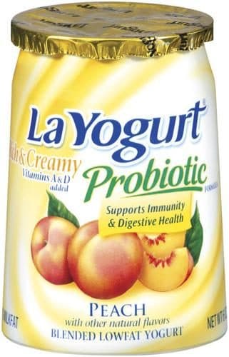 La Yogurt Custard Classic Peach