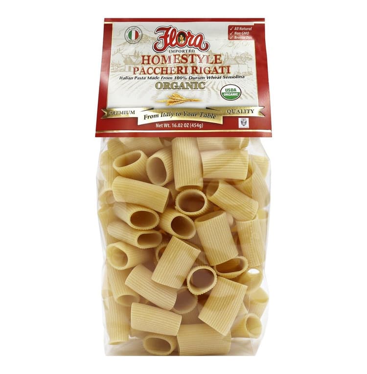 Flora Paccheri Rigati, Organic, Homestyle