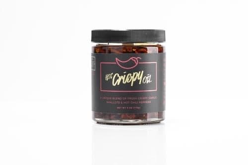 Hot Crispy Oil Unique Blend Of Fresh Crispy Garlic Shallots & Hot Chili Peppers