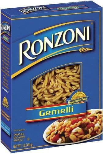 Ronzoni Enriched Gemelli Pasta