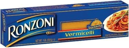 Ronzoni Vermicelli, No