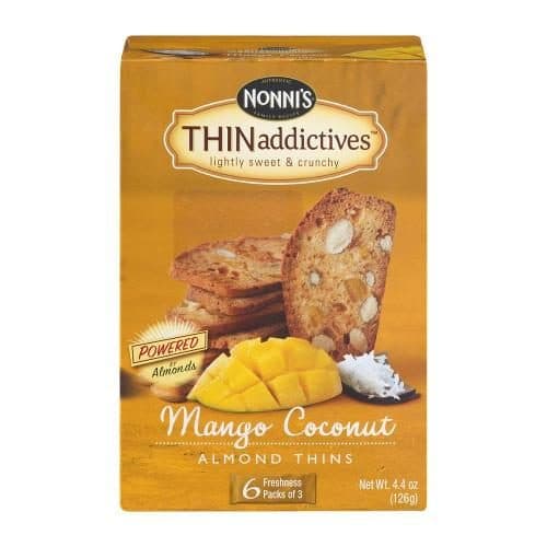 Nonni'S Thinaddictives Almond Thin Cookies Mango Coconut