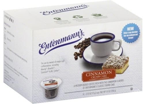 Entenmanns Coffee, Single Serve Cups, Medium Roast, Cinnamon Crumb Cake