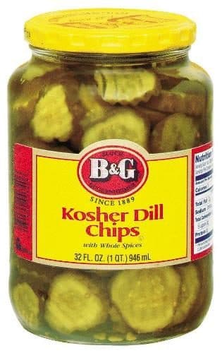 B&G Kosher Dill Chips Pickles