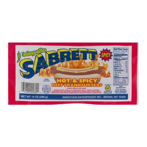 Sabrett Hot And Spicy Beef Franks