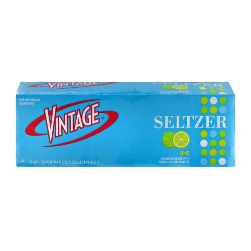 Vintage Seltzer, Cans, Lime