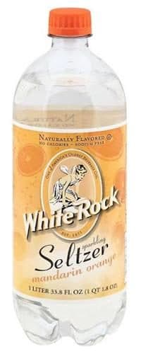White Rock Seltzer, Sparkling, Mandarin Orange