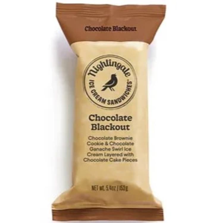 Nightingale Ice Cream Sandwiches Chocolate Blackout