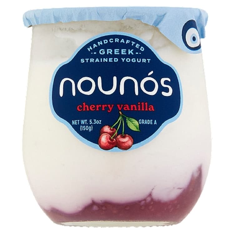 Nounos Cherry Vanilla Low-Fat Greek Yogurt