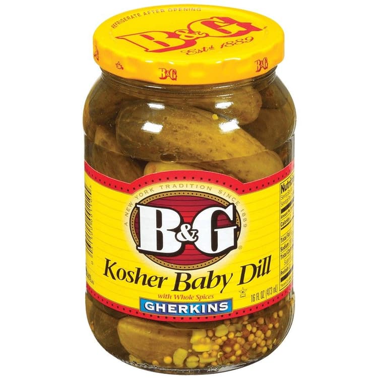B&G Kosher Baby Dill Gherkins