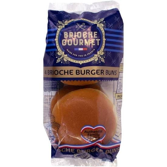 Brioche Gourmet Brioche Buns, Pre-Sliced