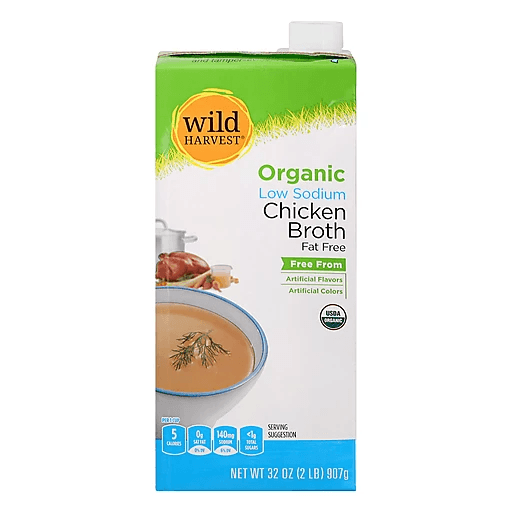 Wild Harvest Broth, Fat Free, Organic, Free Range Chicken