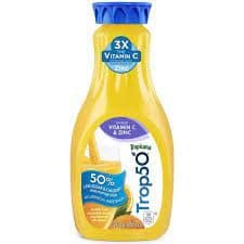 Tropicana - No Pulp Vitamin C W Zinc Orange Juice