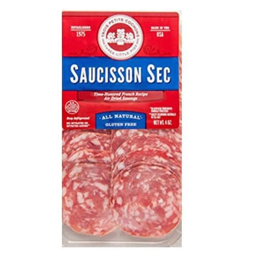 Three Little Pigs Salami, French-Style, Sliced