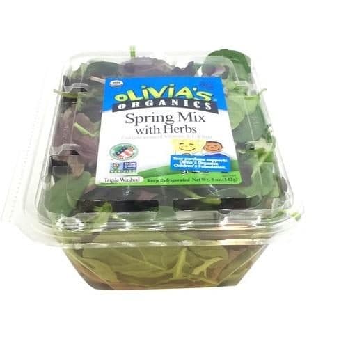 Olivia'S Organics Spring Mix With Herbs