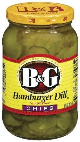 B&G Hamburger Dill Chips Pickles