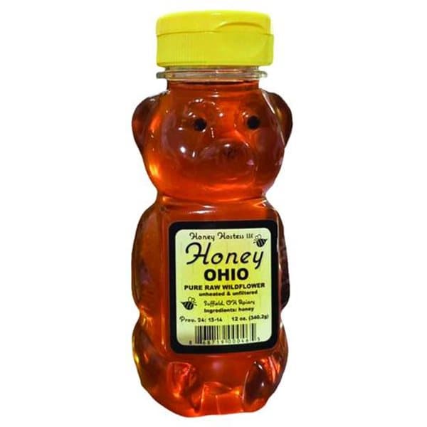 Honey Hostess Honey Ohio Pure Raw Wildflower