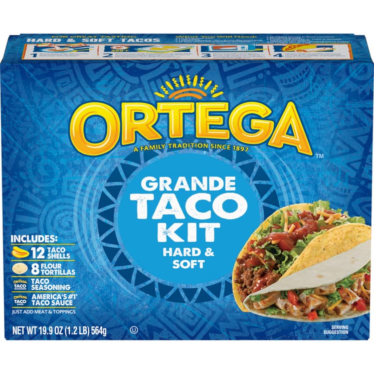 Ortega Grande Taco Kit Hard & Soft