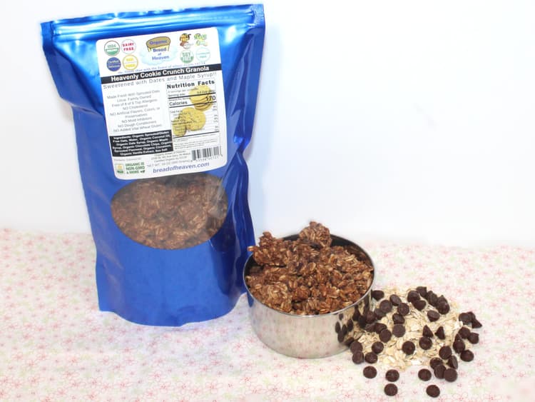 Organic Bread Of Heaven Heavenly Cookie Crunch Granola