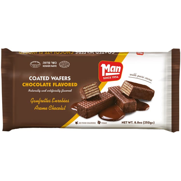 Man Coated Wafers Chocolate Flavored
