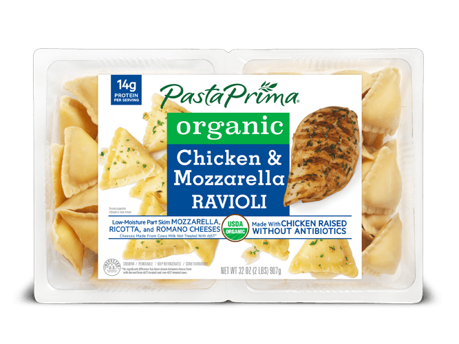  Pasta Prima Organic Chicken & Mozzarella Ravioli