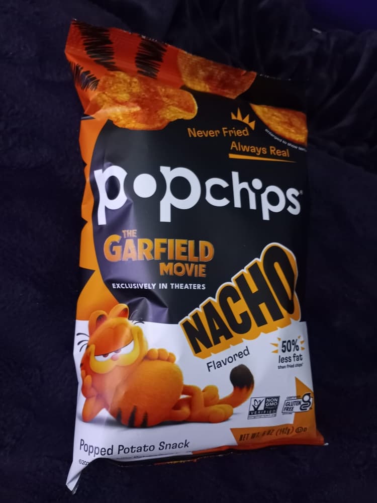 Pop Chips The Garfield Movie Popped Potato Snack, Nacho Flavored