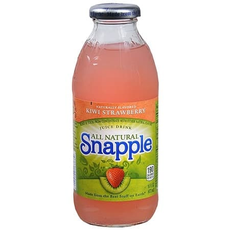 Snapple Kiwi Strawberry, Oz Glass