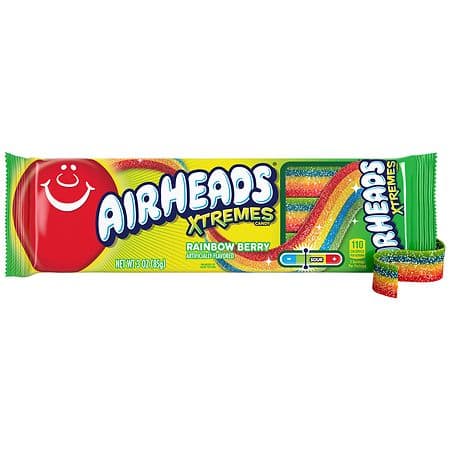 Airheads Extremes Sweetly Sour Belts Candy