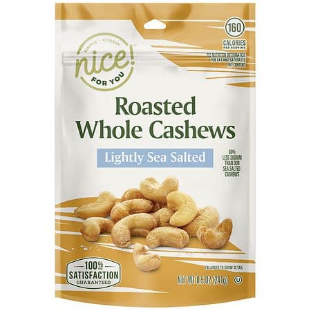 Nice! Roasted Whole Cashews Sea Salt