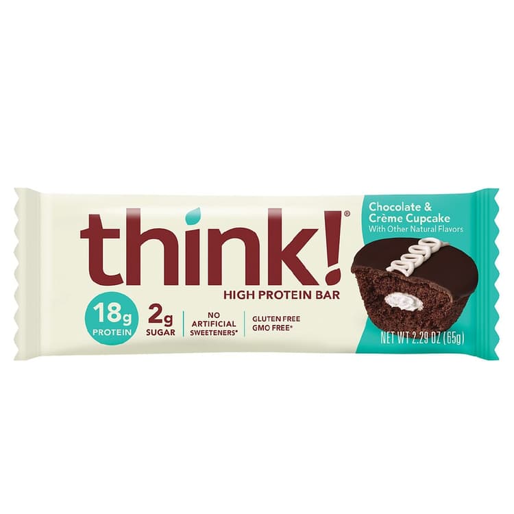 Think! High Protein Bar Chocolate & Creme Cupcake