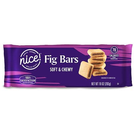 Nice! Fig Bars Fruit Chewy Cookies
