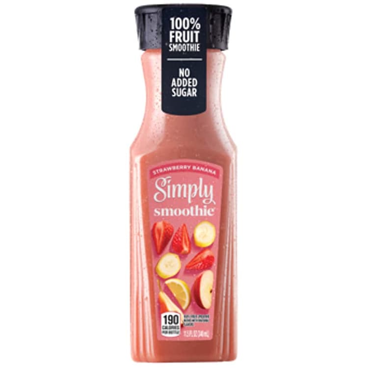 Simply Smoothies Strawberry Banana Juice 100