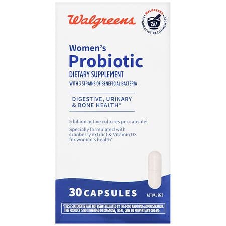 Walgreens Women'S Probiotic 30 Capsules
