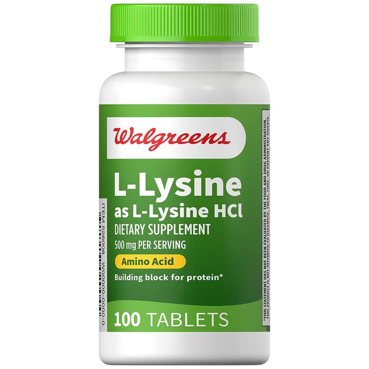 Walgreens L-Lysine As L-Lysine Hcl