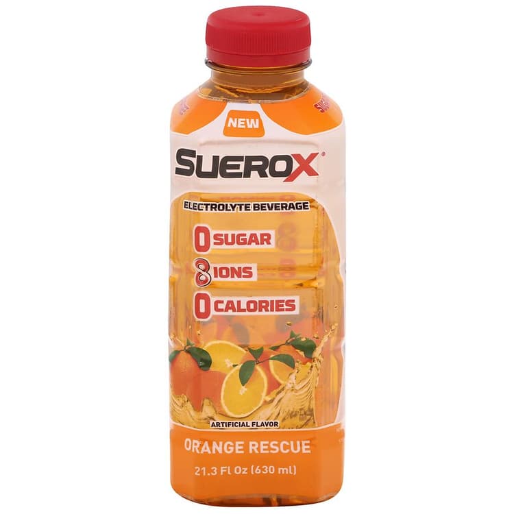 Suero X Electrolyte Beverage, Orange Rescue