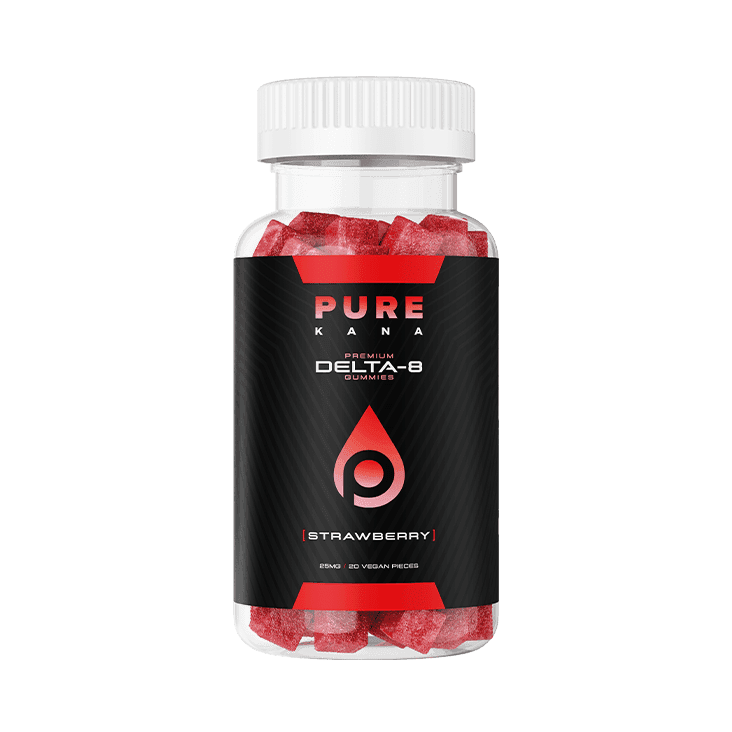 Purekana Delta-8 Gummies Strawberry