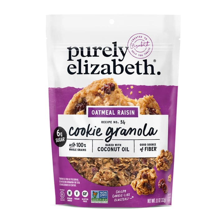 Purely Elizabeth Oatmeal Raisin Cookie Granola